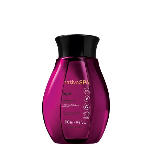 O Boticário Nativa SPA Óleo Hidratante Corporal Açai 200ml