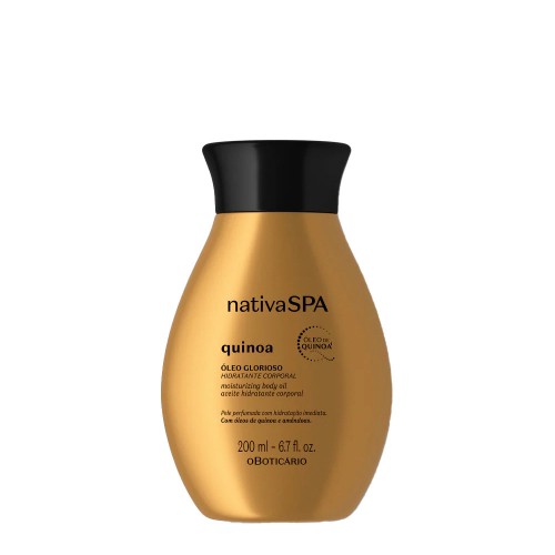 O Boticário Nativa SPA Óleo Glorioso de Banho Quinoa e Amêndoas 200ml