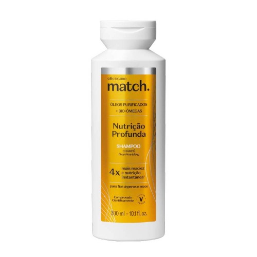 O Boticário Match Shampoo Nutrição Profunda 300ml