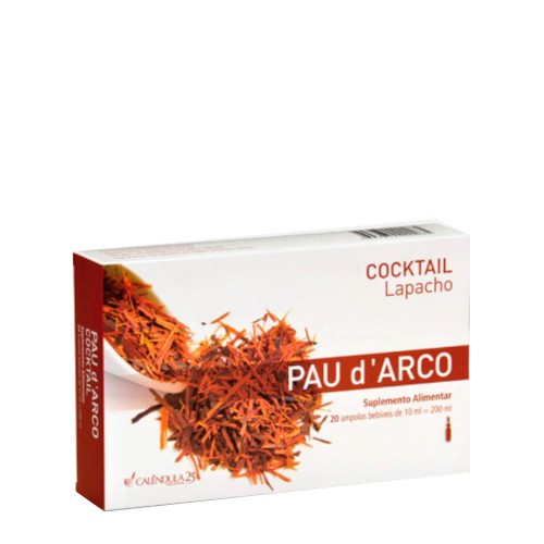Calêndula Pau d'Arco Cocktail Lapacho 20 ampolas