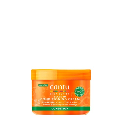 Cantu Shea Butter Natural Hair Condicionador em Creme Leave-In 340g