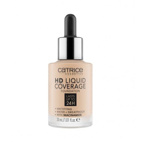 Catrice HD Liquid Coverage Foundation 010 Light Beige 30ml