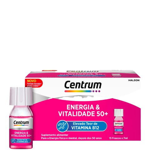 Centrum Energia & Vitalidade 50+ 15x7ml