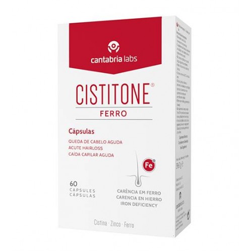 Cistitone Ferro Queda de Cabelo Aguda 60 Cápsulas