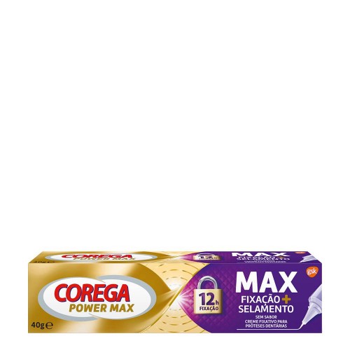 Corega Power Max Fixação + Selamento Creme 40g