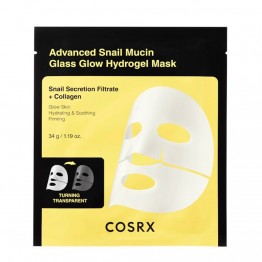 COSRX Advanced Snail Mucin Glass Glow Máscara de Hidrogel Iluminadora 1 unidade