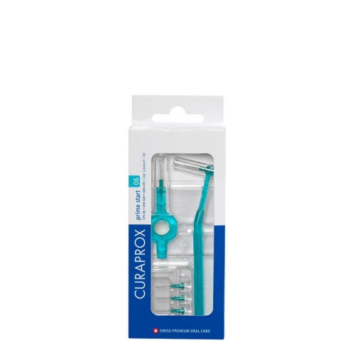 Curaprox Prime Start Escovilhões Interdentários com Cabo 06 Turquesa