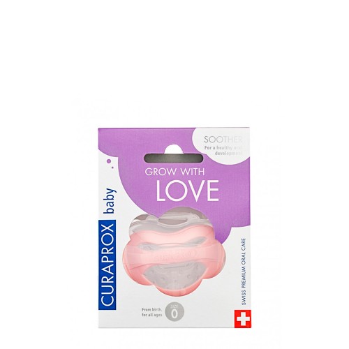 Curaprox Baby Chupeta Rosa 0  