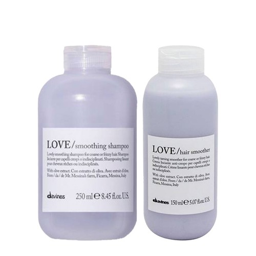 Davines Love Smoothing Duo Controlo e Suavidade