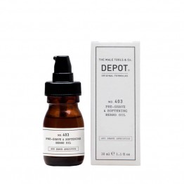 Depot Nº 403 Pre-shave & Softening Beard Oil Fresh Black Pepper 30ml