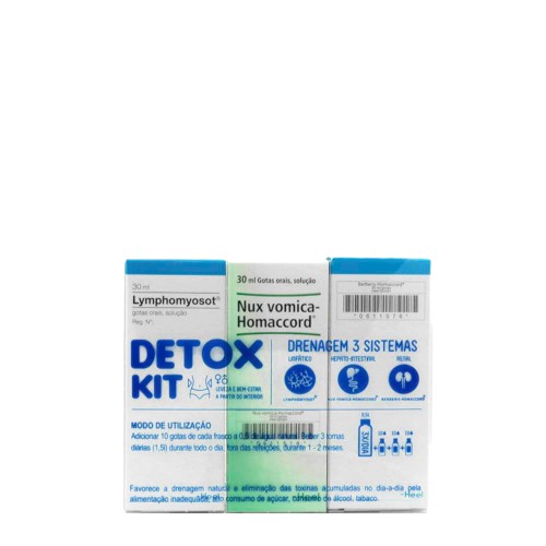 Detox-Kit Drenagem 3 Sistemas