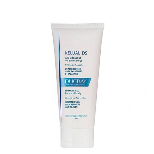 Ducray Gel Espuma Kelual DS, pele com tendência a dermatite seborreica ou pitiríase versicolor 200 ml