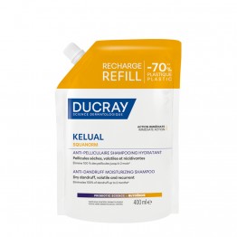 Ducray Kelual Squanorm Shampoo para Caspa Seca Recarga 400ml