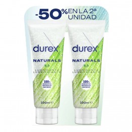 Durex Naturals Lubrificante H2O 2x100ml