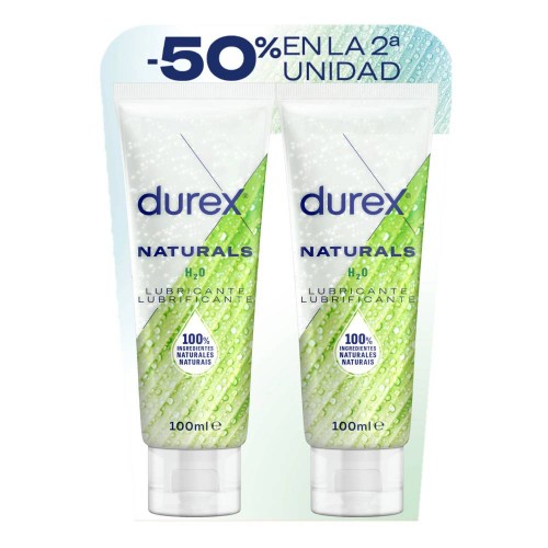 Durex Naturals Lubrificante H2O 2x100ml