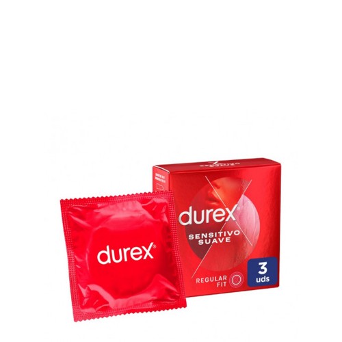 Durex Sensitivo Suave Regular Fit 3 Preservativos