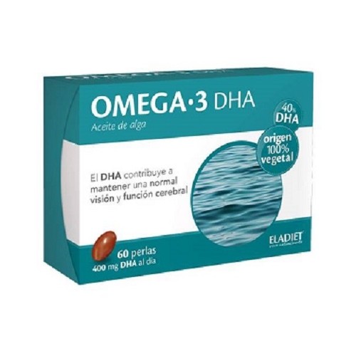 Ómega 3 DHA Óleo de Algas 60 cápsulas