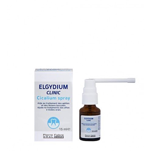 Elgydium Clinic Cicalium Spray Aftas e Lesões Orais 15ml