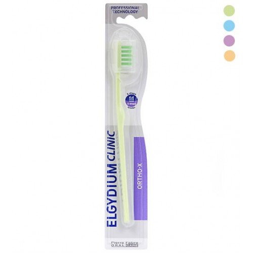 Elgydium Clinic Ortho X Escova de Dentes Ortodôntica Adulto