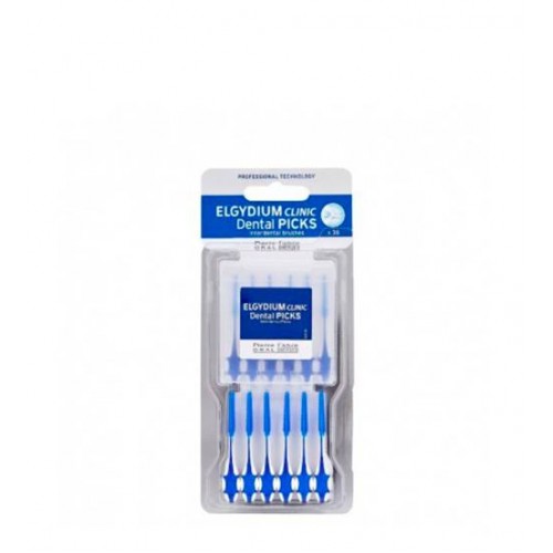 Elgydium Clinic Dental Picks Palitos Limpeza Interdental 36 unidades