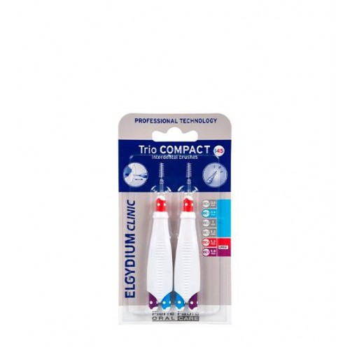 Elgydium Clinic Trio Compact Escovilhão Interdental (ISO 1/4/5) 2 unidades