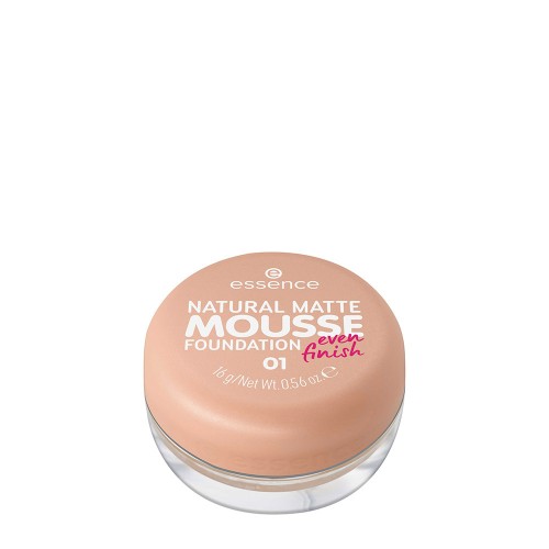 Essence Natural Matte Mousse Base 01 Matt Sand