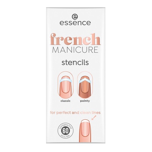 Essence French Manicure Stencils 60 unidades