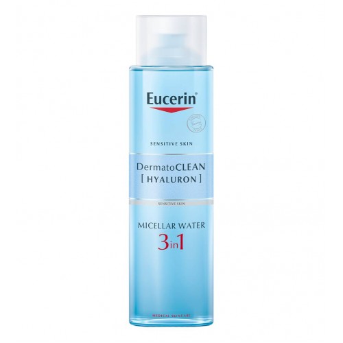 Eucerin DermatoCLEAN [Hyaluron] Solução de Limpeza Micelar 3 em 1 Sensitive Skin 400ml