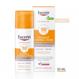 Eucerin Sun Pigment Control Tinted Gel-Creme Claro FPS50+ 50ml