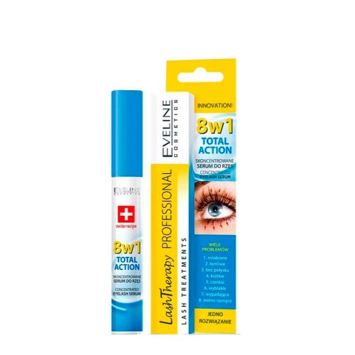 Eveline Lash Therapy Sérum Concentrado para Pestanas 8 em 1