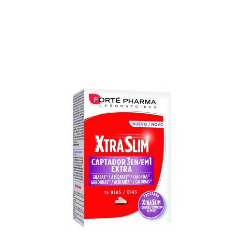Forté Pharma XtraSlim Captador 3 em 1 60 cápsulas