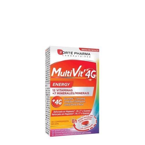 Forté Pharma Multivit 4G Energia 30 comprimidos