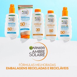 Garnier Ambre Solaire Leite Sensitive Advanced SPF50+ 400ml