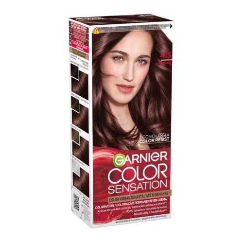 Garnier Color Sensation Coloração Permanente em Creme 4.15 Chocolate