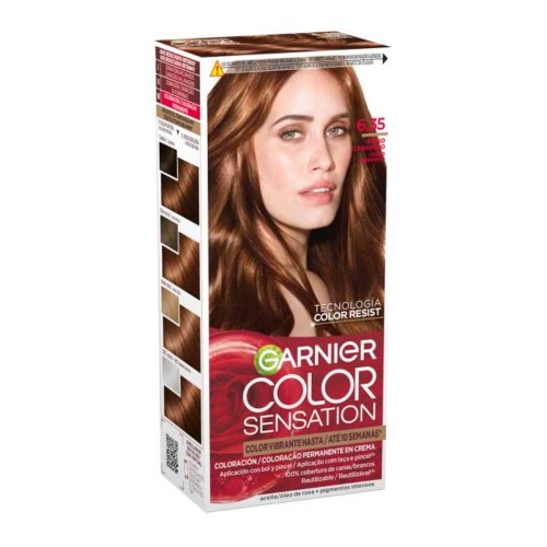 Garnier Color Sensation Coloração Permanente em Creme 6.35 Louro Caramelo