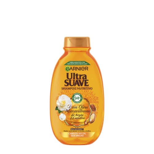 Garnier Ultra Suave Óleos Maravilhosos de Argão e Camélia Shampoo 250ml