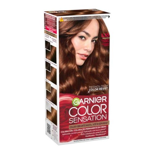 Garnier Color Sensation Coloração Permanente em Creme 5.35 Castanho Canela