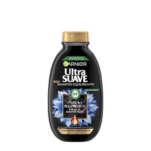 Garnier Ultra Suave Carvão Magnético Shampoo 250ml