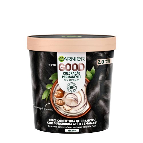 Garnier Good Cocoon Coloração Permanente 2.0 Preto Trufa 550ml