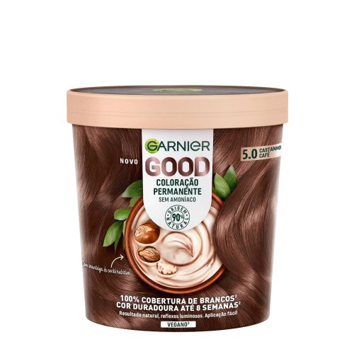 Garnier Good Cocoon Coloração Permanente 5.0 Castanho Café 550ml