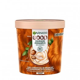 Garnier Good Cocoon Coloração Permanente 7.43 Louro Acobreado Curcuma 550ml