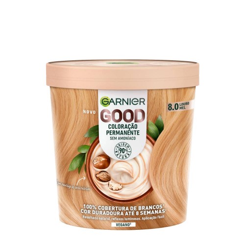 Garnier Good Cocoon Coloração Permanente 8.0 Louro Mel 550ml