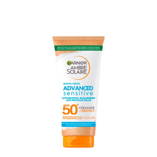 Garnier Ambre Solaire Advanced Sensitive Leite Protetor SPF50+ 175ml