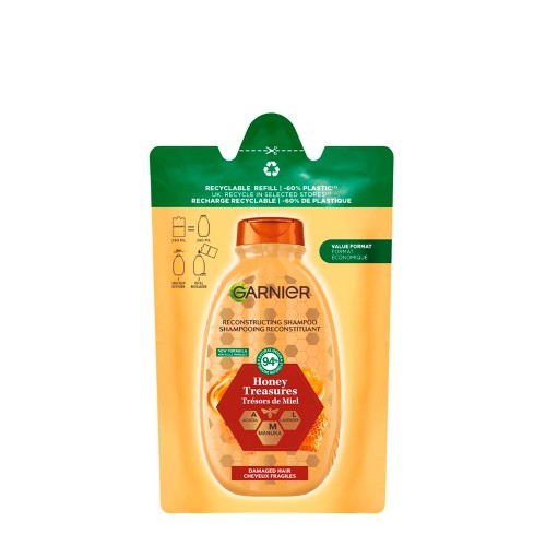 Garnier Ultra Suave Tesouros de Mel Shampoo Recarga 250ml