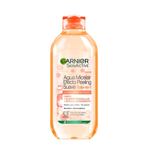 Garnier Água Micelar Peeling Suave de Ácido Glicólico 400ml