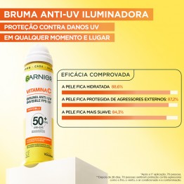 Garnier Vitamina C Bruma Anti-UV Invisível SPF50+ 75ml