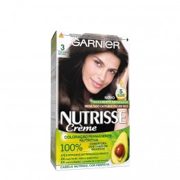 Garnier Nutrisse Coloração Permanente 3 Castanho Escuro