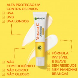 Garnier Skin Active Vitamina C* Fluido Antimanchas Invisível 40ml