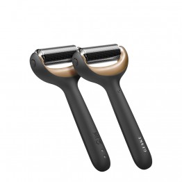 GESKE Rolo Facial e Corporal com Microagulhas 8 em 1 Preto e Dourado