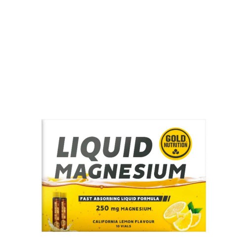 GoldNutrition Liquid Magnesium Sabor Limão 10x25ml